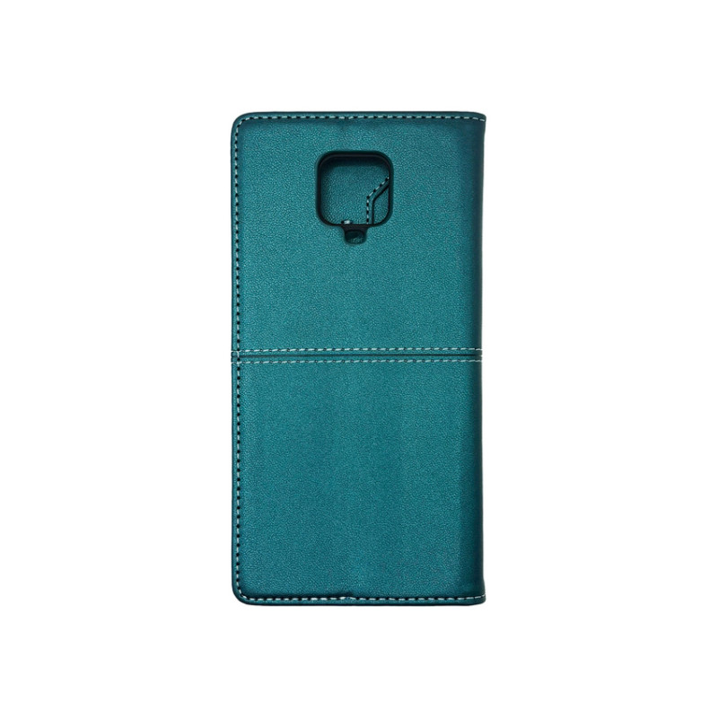 Чехол книжка кожаный GQ Xiaomi Redmi Note 9s / Pro / Max Зеленый