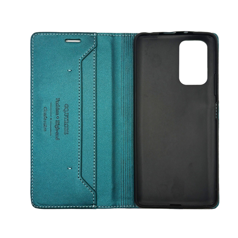 Чохол книжка шкіряний GQ Xiaomi Redmi Note 10 / 10s Зелений