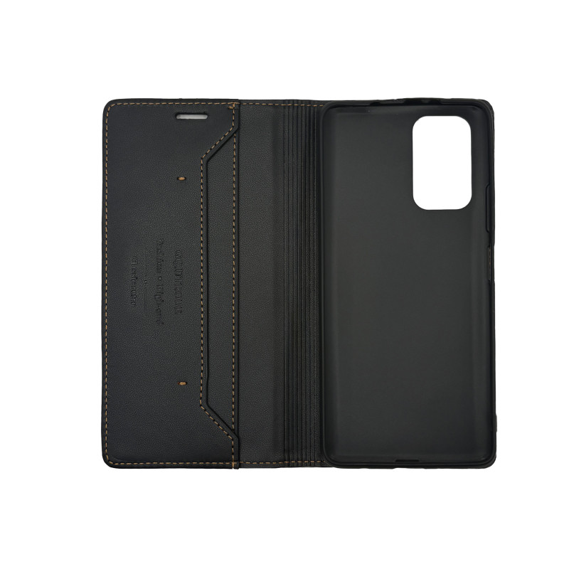 Чохол книжка шкіряний GQ Xiaomi Redmi Note 10 Pro / Max Чорний