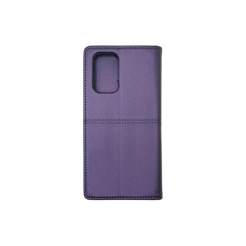 Чехол книжка кожаный GQ Xiaomi Redmi Note 10 Pro / Max Фиолетовый