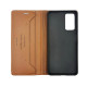 Чохол книжка шкіряний GQ Xiaomi Redmi Note 11 / 11s / 12s 4G Коричневий