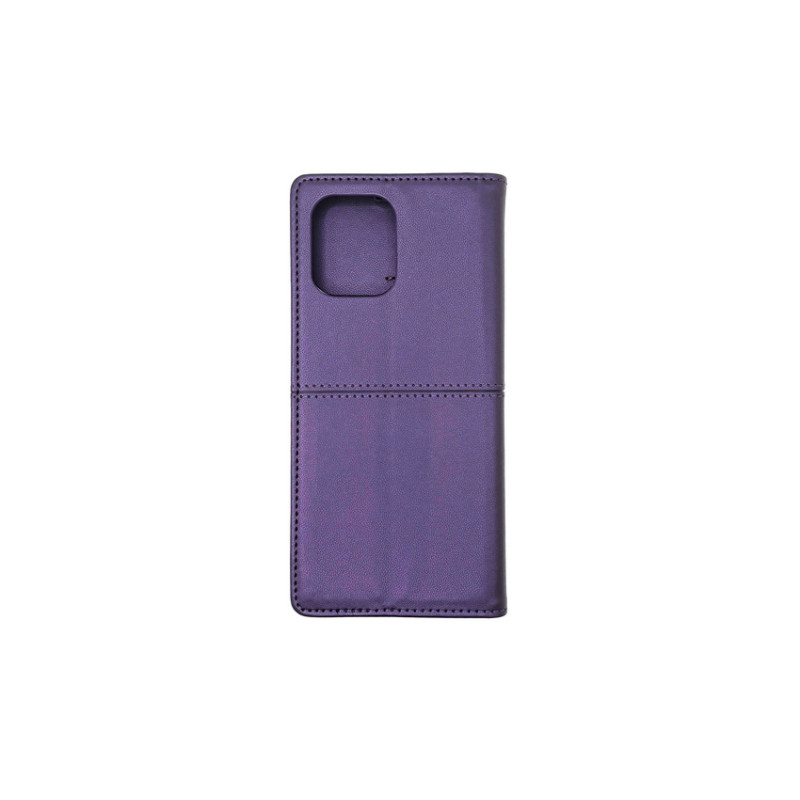 Чохол книжка шкіряний GQ Xiaomi Redmi 12 / Poco M6 Pro 5G Фіолетовий