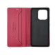 Чехол книжка кожаный GQ Xiaomi Redmi Note 13 4G Бордовый