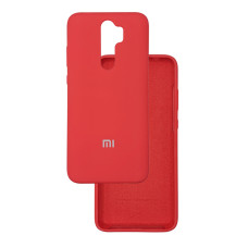 Чехол накладка Silicone Case Xiaomi Redmi 9 Красный