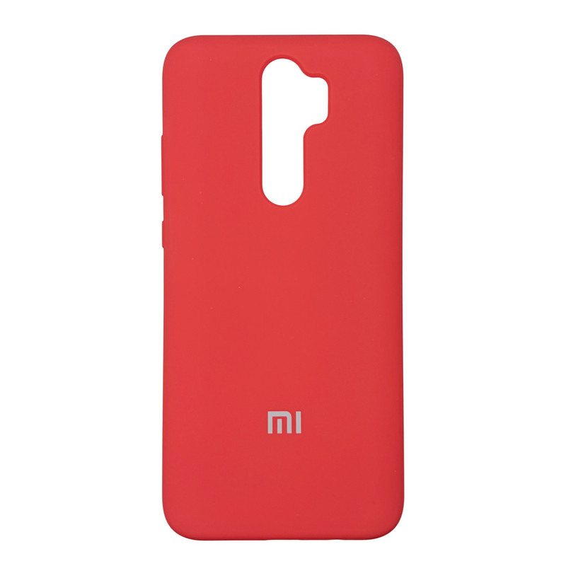 Чехол накладка Silicone Case Xiaomi Redmi 9 Красный