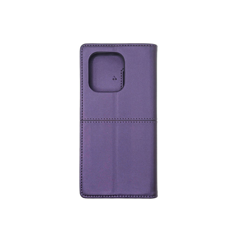 Чехол книжка кожаный GQ Xiaomi Redmi Note 13 4G Фиолетовый