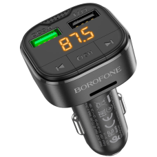 FM Модулятор Borofone BC43 QC3.0 Flash QC3.0 18W