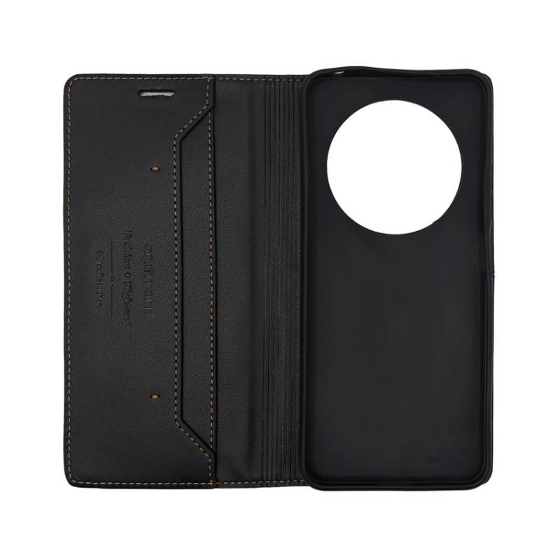 Чохол книжка шкіряний GQ Xiaomi Redmi A3 / A3x / Poco C61 Чорний