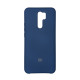 Чехол накладка Silicone Case Xiaomi Redmi 9 Темно-синий