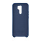 Чехол накладка Silicone Case Xiaomi Redmi 9 Темно-синий