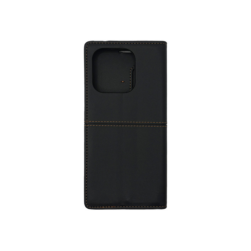 Чехол книжка кожаный GQ Xiaomi Redmi 12C / 11A Черный