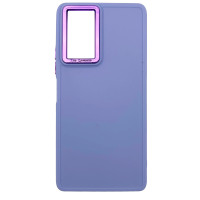 Чохол накладка Metal Style Frame Xiaomi Redmi Note 10 Pro/Max Лаванда