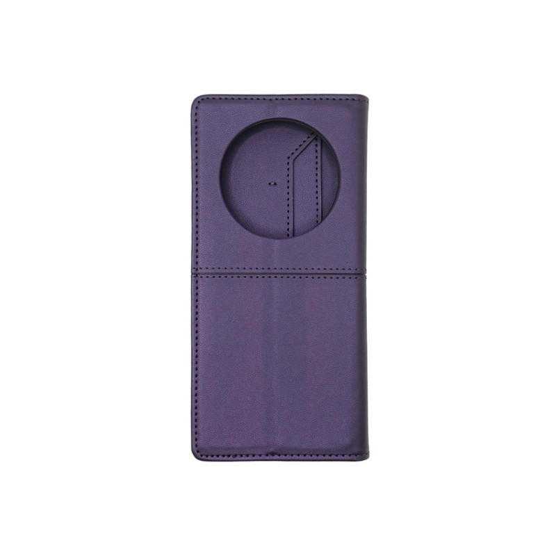 Чехол книжка кожаный GQ Xiaomi Redmi 14C / Poco C75 Фиолетовый