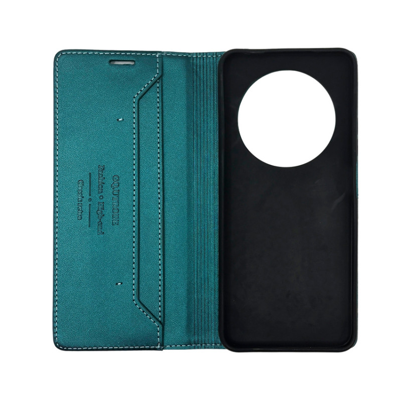 Чохол книжка шкіряний GQ Xiaomi Redmi 14C / Poco C75 Зелений