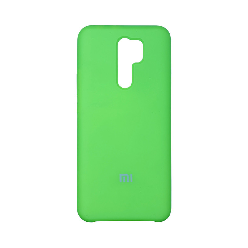 Чехол накладка Silicone Case Xiaomi Redmi 9 Зеленый