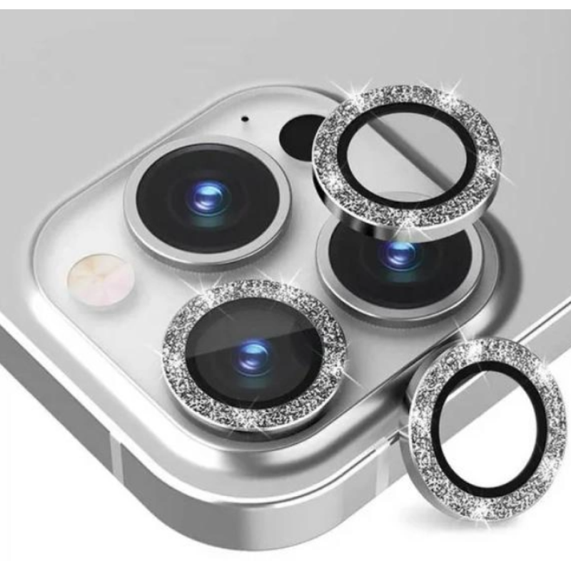 Защитное стекло для камеры iPhone 13 Pro / 13 Pro Max Shining Silver