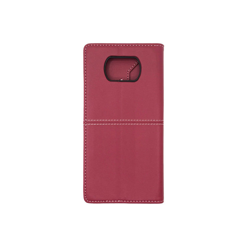 Чохол книжка шкіряний GQ Xiaomi Poco X3 / X3 Pro NFC Бордовий