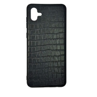 Чехол накладка AIORIA Crocodile Texture Samsung A04 Черный