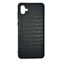 Чехол накладка AIORIA Crocodile Texture Samsung A04 Черный