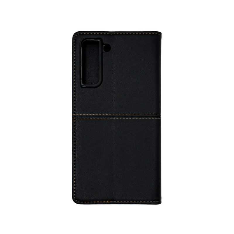 Чохол книжка шкіряний GQ Samsung S21 FE Чорний