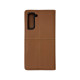 Чехол книжка кожаный GQ Samsung S21 FE Коричневый