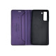 Чохол книжка шкіряний GQ Samsung S21 FE Фіолетовий