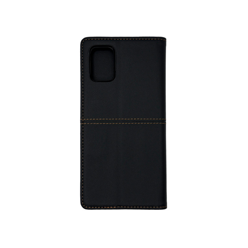 Чехол книжка кожаный GQ Samsung A51 Черный