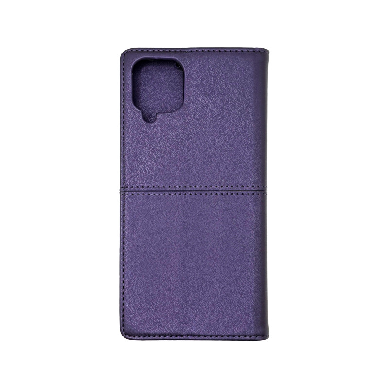 Чохол книжка шкіряний GQ Samsung A12 / M12 Фіолетовий