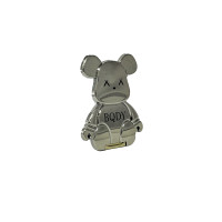 Попсокет з підставкою BQDY Bear Сріблястий