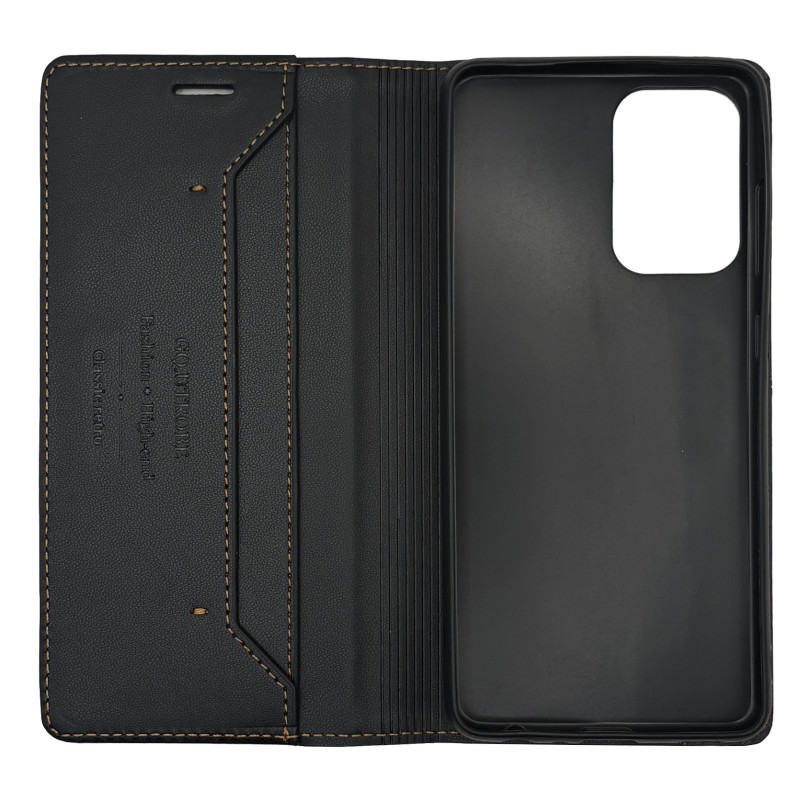 Чохол книжка шкіряний GQ Samsung A52 Чорний