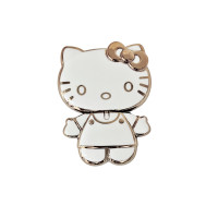 Попсокет с подставкой Hello Kitty с зеркальцем Белый