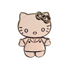 Попсокет с подставкой Hello Kitty с зеркальцем Розовый