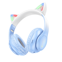 Навушники Hoco W42 Cat ears Blue
