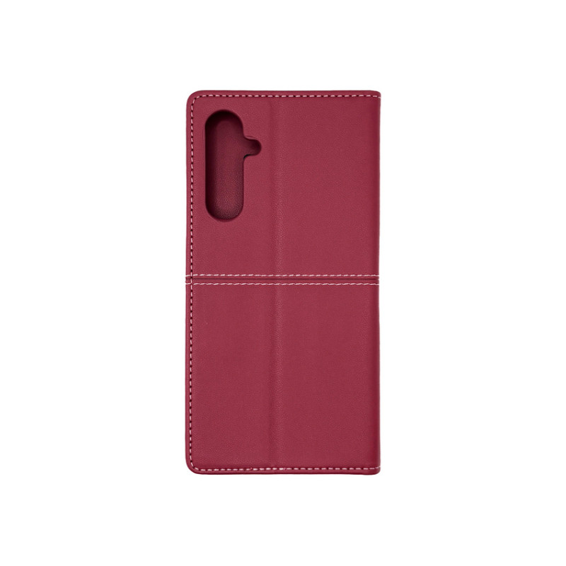 Чохол книжка шкіряний GQ Samsung A35 Бордовий