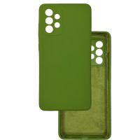 Чохол накладка Silicone Cover Soft Touch ЗК Samsung A52 Хакі