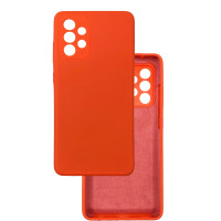 Чохол накладка Silicone Cover Soft Touch ЗК Samsung A52 Помаранчевий (Fiesta)