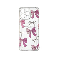 Чохол накладка прозора Pocket Image iPhone 16 Pro Max Бантики (6)