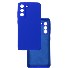 Чохол накладка Silicone Cover Soft Touch ЗК Samsung S21 FE Електрик