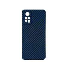 Чехол накладка Carbon Case Xiaomi Redmi Note 11 Pro / Note 12 Pro 4G / Poco X4 Pro NFC Синий