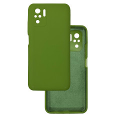 Чохол накладка Silicone Cover Soft Touch ЗК Xiaomi Redmi Note 10 / 10s / Poco M5s Хакі