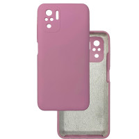 Чехол накладка Silicone Cover Soft Touch ЗК Xiaomi Redmi Note 10 / 10s / Poco M5s Черничный