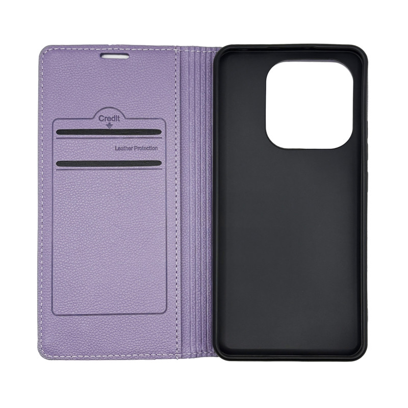 Чохол книжка Deluxe Xiaomi Redmi Note 14 4G Лаванда