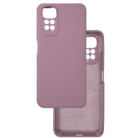 Чохол накладка Silicone Cover Soft Touch ЗК Xiaomi Redmi Note 11 / Note 11s 4G Чорничний
