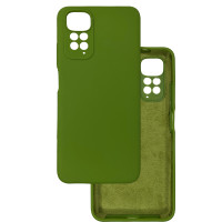 Чохол накладка Silicone Cover Soft Touch ЗК Xiaomi Redmi Note 11 Pro / Note 12 Pro 4G / Poco X4 NFC Хакі