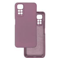 Чехол накладка Silicone Cover Soft Touch ЗК Xiaomi Redmi Note 11 Pro / Note 12 Pro 4G / Poco X4 NFC Черничный