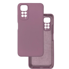 Чехол накладка Silicone Cover Soft Touch ЗК Xiaomi Redmi Note 11 Pro / Note 12 Pro 4G / Poco X4 NFC Черничный