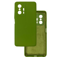 Чохол накладка Silicone Cover Soft Touch ЗК Xiaomi 11T / 11T Pro Хакі