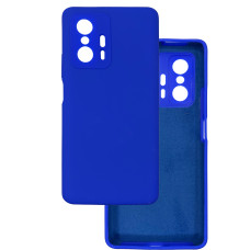 Чохол накладка Silicone Cover Soft Touch ЗК Xiaomi 11T / 11T Pro Електрик