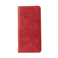 Чехол книжка Business leather Xiaomi Redmi 12C / 11A Красный
