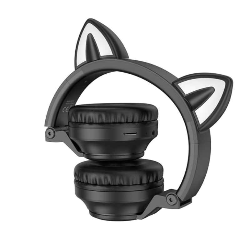 Навушники Bluetooth CAT Ear Borofone BO18 Чорні